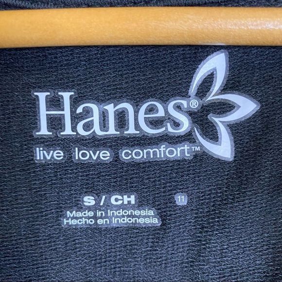 Hanes Women's Jersey Full Zip Hoodie black S NWOT - Picture 7 of 8